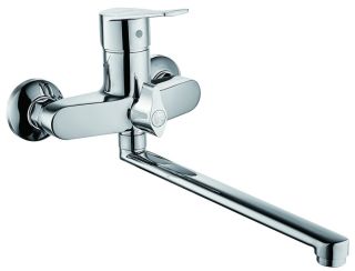 Смеситель для ванны с душем BOOU B8246-18F хром